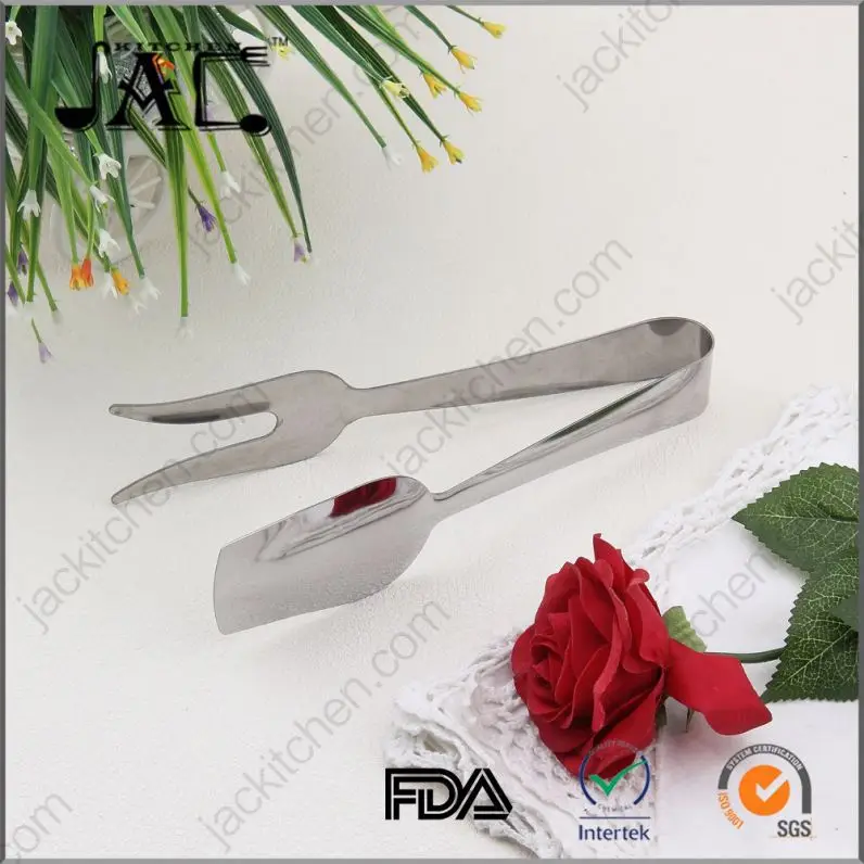 Kitchen Tools Stainless Steel Pp Salad Food Tongs