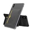 XS MAX Cover Smartphone Card Slot TPU Soft Edge Case for iPhone X Phone Cover
