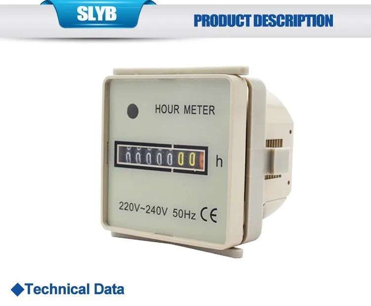 ENM Chicago 2" Analog Hour Meter – T40A3932, 4-40V DC, Quartz, Two-Face Time Totalizing, New