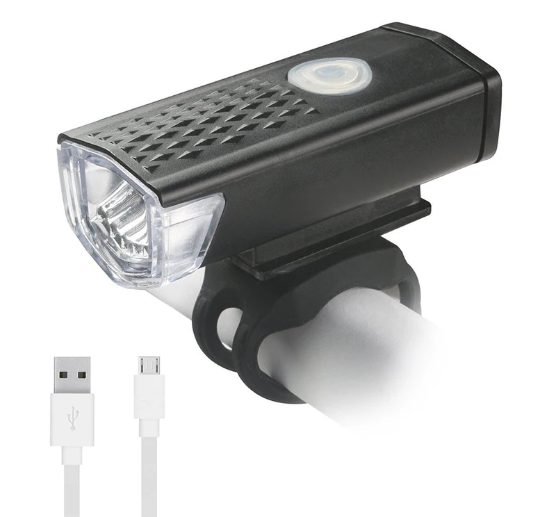 USB Rechargeable Powerful Bicycle Led Light Battery Warning Waterproof Front Bike Light
