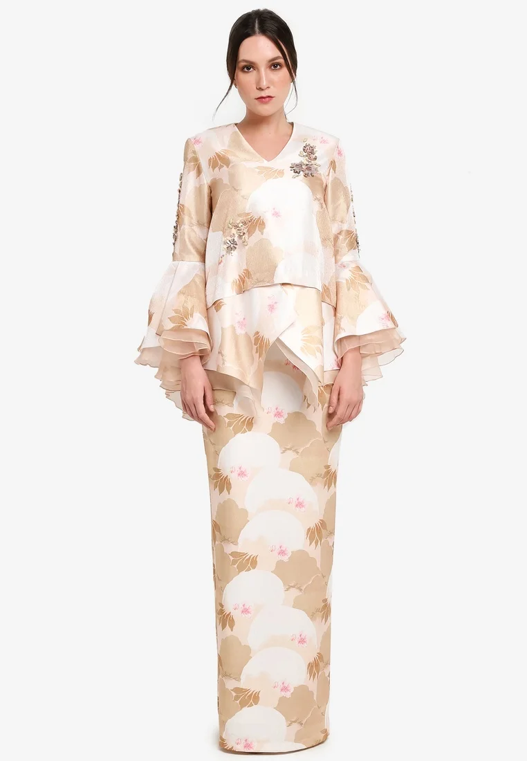 Baju Kurung Modern Design With Beading 