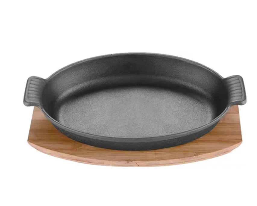 Nonstick Vegetable Oil Preseasoned Cast Iron Fish Shaped Baking Pan