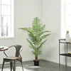 145cm interior decoration green plant bonsai artificial palm tree rubber tree