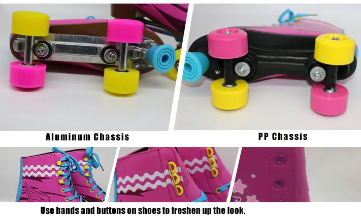 Hot Selling Good Quality Rental Rink Professional Level Quad 4 Wheels  Roller Skates