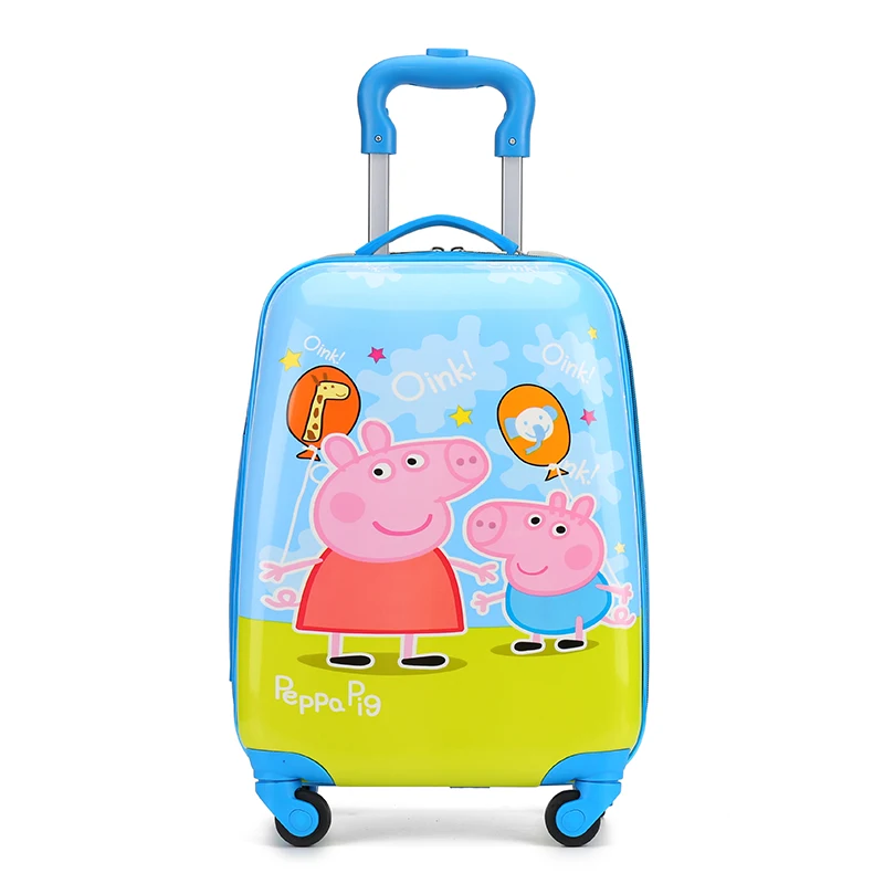 peppa pig luggage trolley