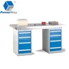Heavy duty electronic steel work bench with drawers