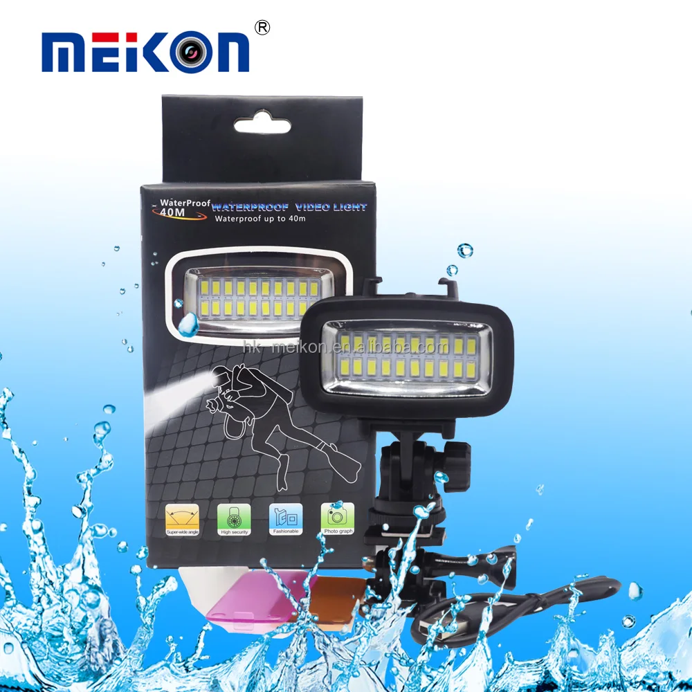Underwater photography accessories Portable lights Diving waterproof LED video light in Photographic Lightings
