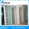 Heatproof upvc door set brown upvc front door