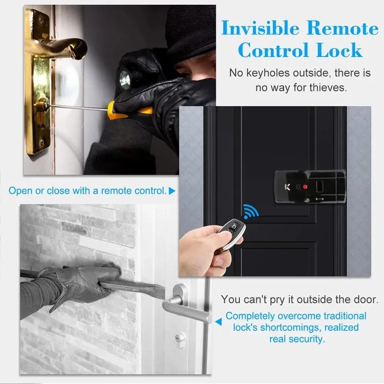 Wafu Dual System Anti-theft Door Lock Cerradura Inteligente Smart ...