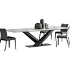 Cheap Classic Large Long Marble Dining Table 8 Seater
