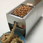 卸売価格ミニ 220 ボルト/110 ボルトピーナッツオイルミルメーカー/菜種ピスタチオピーカンアーモンドステンレス鋼オイルプレス機