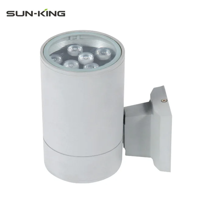 Good price cylinder compoundoutdoor custom industrial LED wall lamp aluminum wireless 9*1watt wall lighting