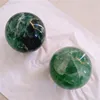 150mm Excellent natural green fluorite crystal spheres