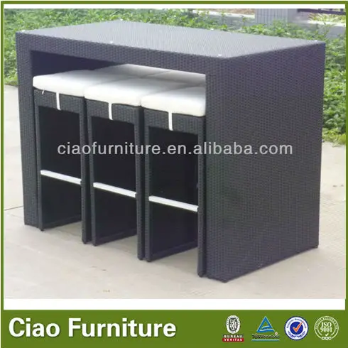 New Collection rattan Ourdoor Portable Bar for the Party and BBQ Bar