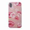 Phone Cases Sexy Girl Refreshingly Pink sexy lip bubble Kiss Phone Cases For iPhone 6 6S 6Plus 7 7Plus 8 Plus X Phone Cover