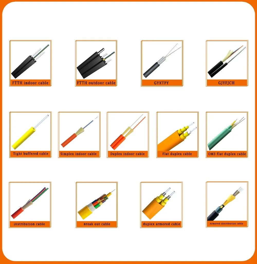 G657A LSZH FTTH Indoor Drop Cable 4 Core Fiber Optic Cable Price