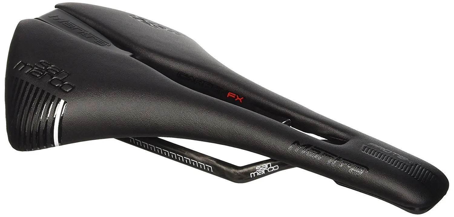 Wide Selle San Marco Mantra Carbon FX Bicycle Saddle Black