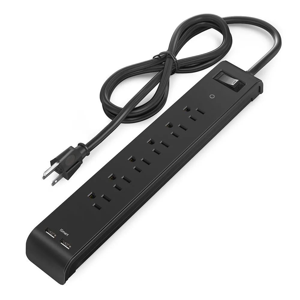 Ток usb. 8 Outlet 16 amp. Power strip on Country Standard Voltage.