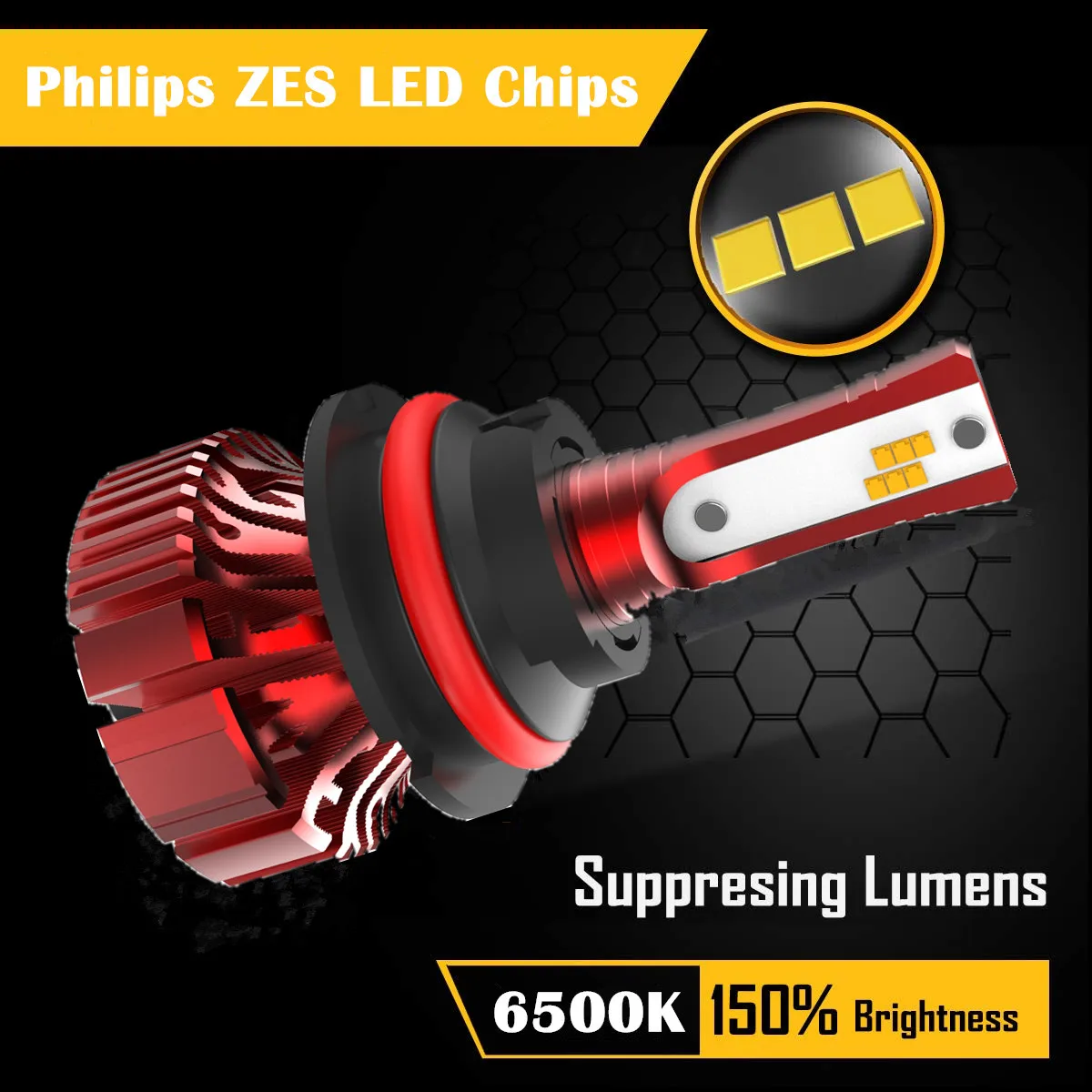 I8 Fanless Mini LED Headlight
