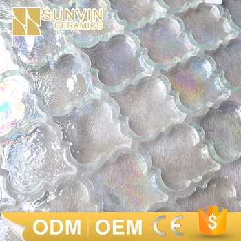 Lantern Shape White Iridescent Water Jet Gl Mosaic Tile Molds Product On Lantern Shape White Iridescent Water Jet Gl Mosaic Tile Molds Product On