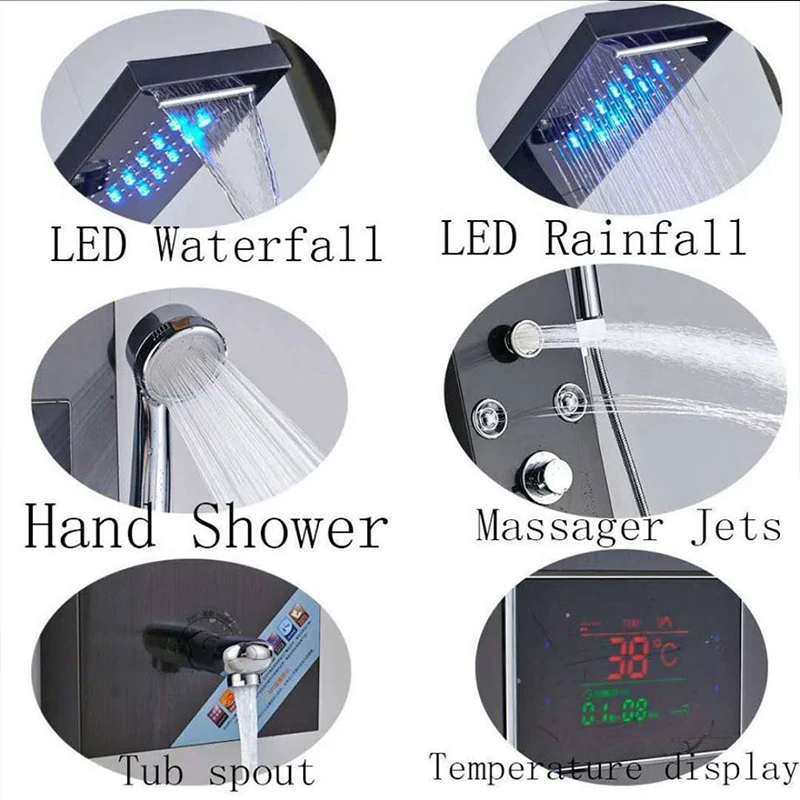 Massager Jets Shower Panel
