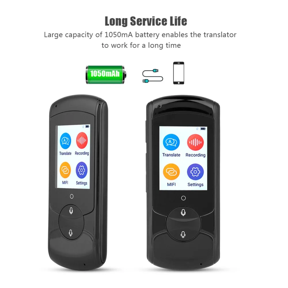 Voice Translator Recording Translation Microphone Speaker 2 0 Touch