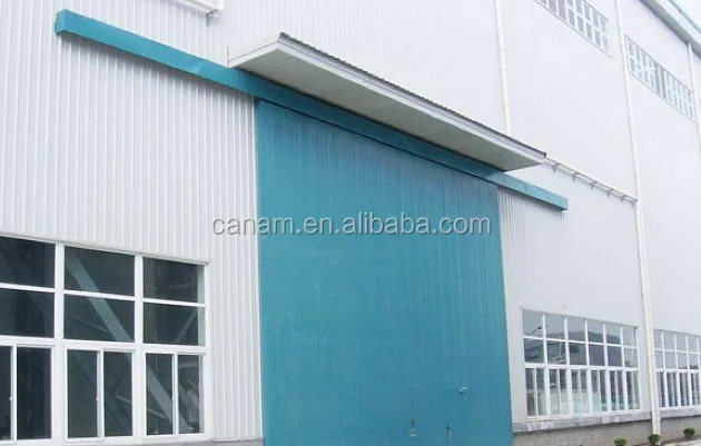 industry latest design vertical roller aluminium door