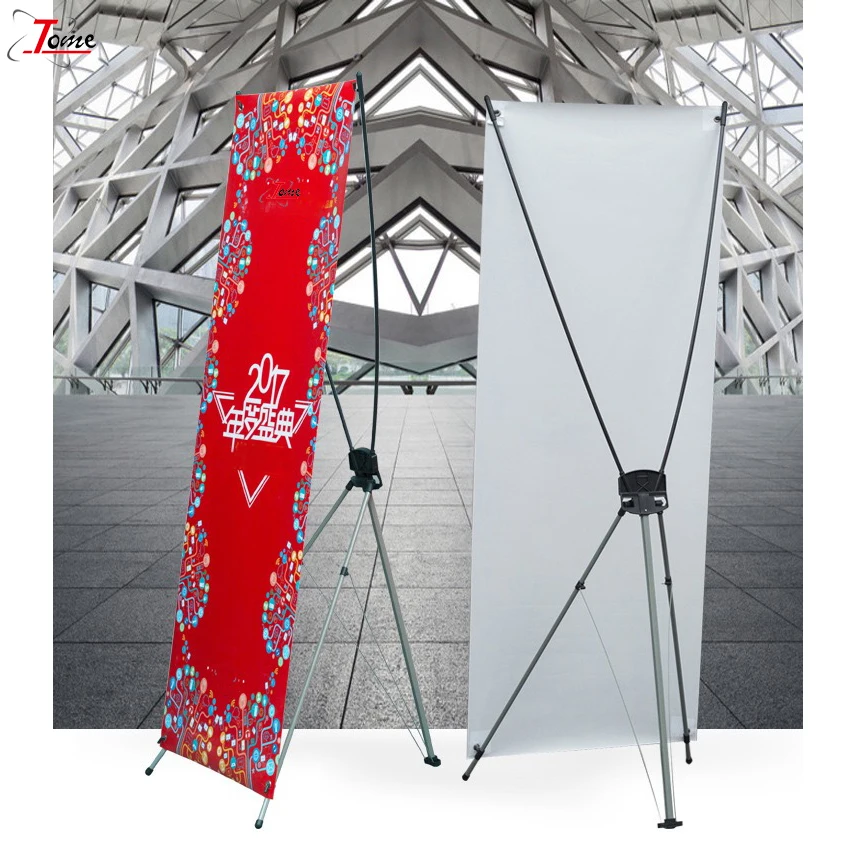 Horizontal Xbanner Stand X Floor Stand Banner Full Aluminum Display X