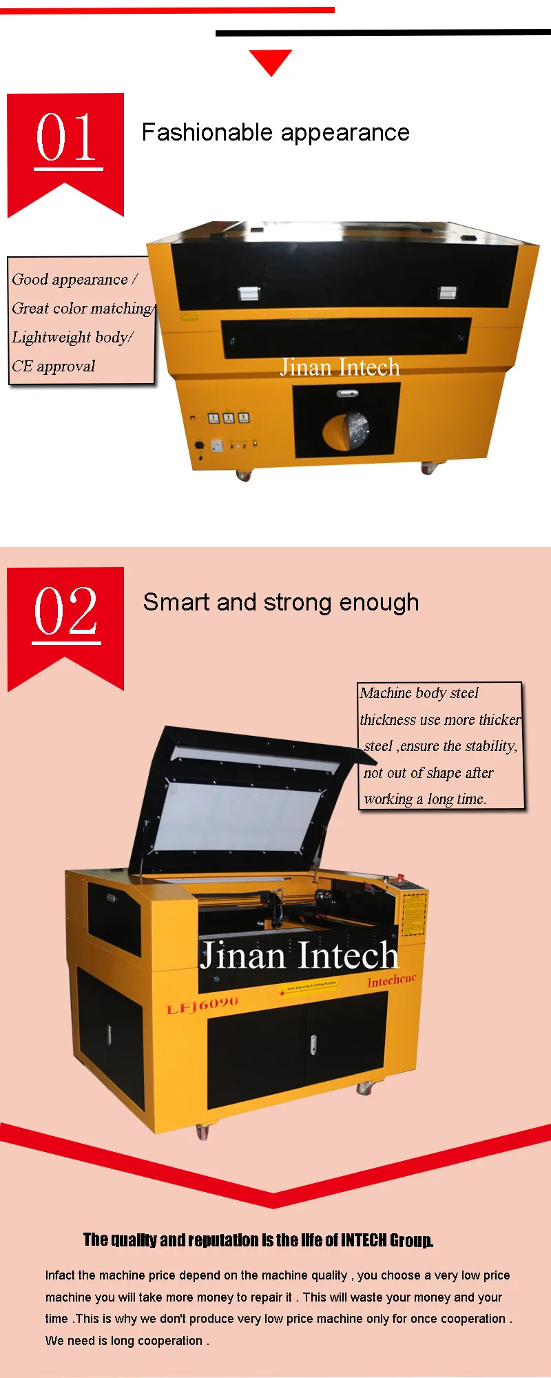 CE approval 600*900mm laser cutting machine for plastic sheet/laser iron sheet cutting machine
