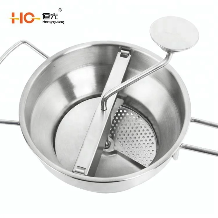HG kitchenware stainless steel food mill for potato