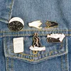 Good Vibes Space war brooch denim jacket pin shirt badge