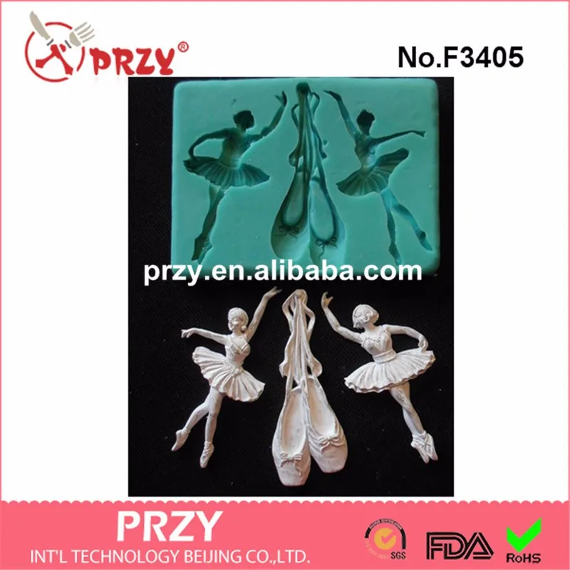 BALLET girl cake decorating fondant mold .jpg
