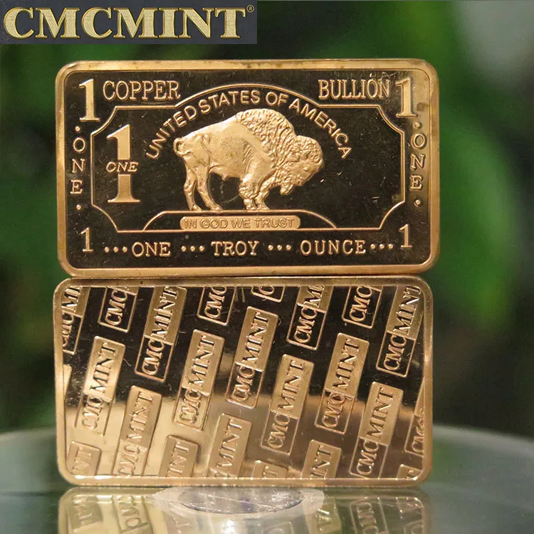 Copper Price 1 Oz 999 Fine Copper Buffalo Bullion Bars B59 Buy Copper
