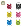 YWAJ011 RDT Kids Novelty Cartoon Mini Twin Bell Metal Desktop Alarm Clock Students Colorful Student Table Clock for Promotion