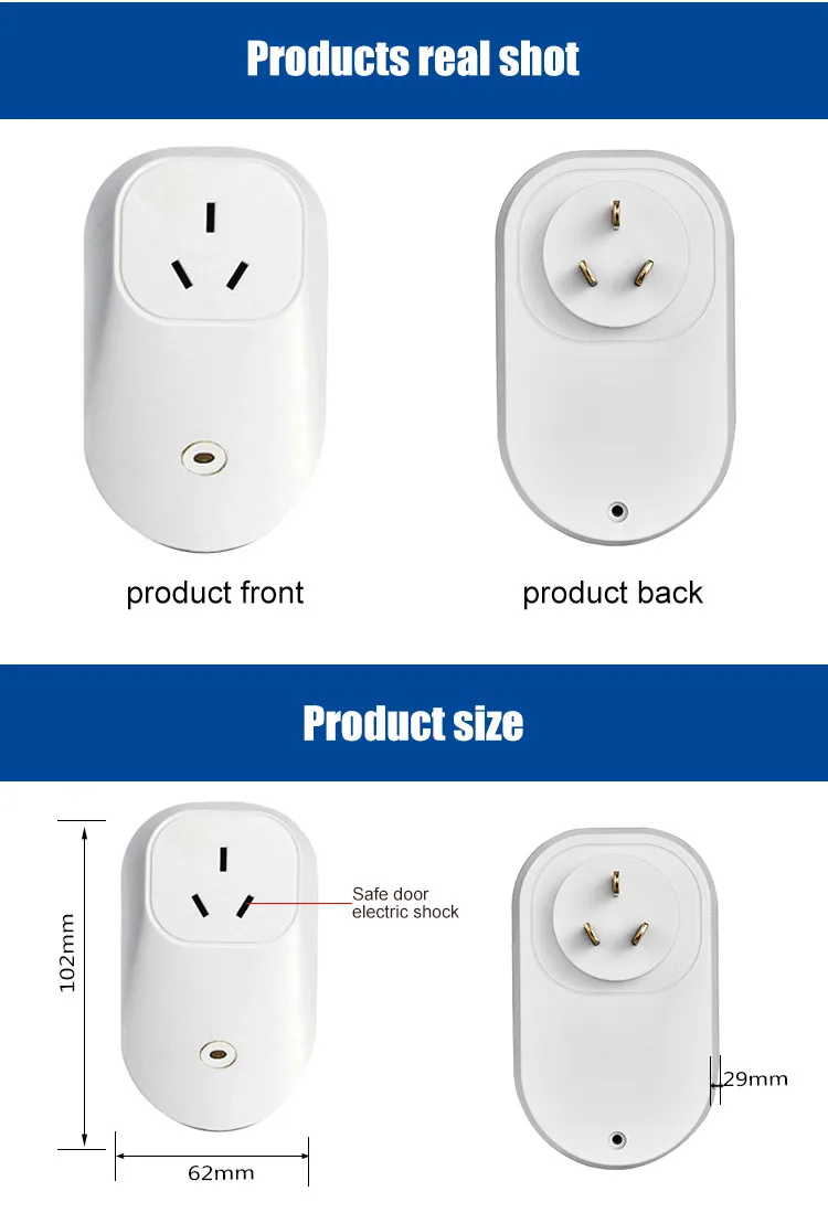 Newest Product Abs Plastic Non-grounding Electrical Plug Case Smart ...