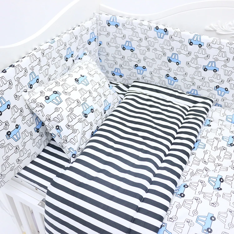 New Coming Super Soft High Quality 100% Cotton Crib Bumper ...