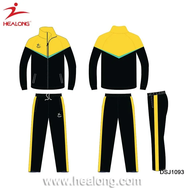 China Factory Cheap Sublimation Tracksuits Latest Design Coats Pants ...