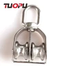 stainless steel hardware small single and double pulley