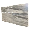 Free Samples High Polished Natural White Cloudy Misty Marble Tiles and Slabs