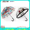 China umbrella factory promotion customized clear umbrella