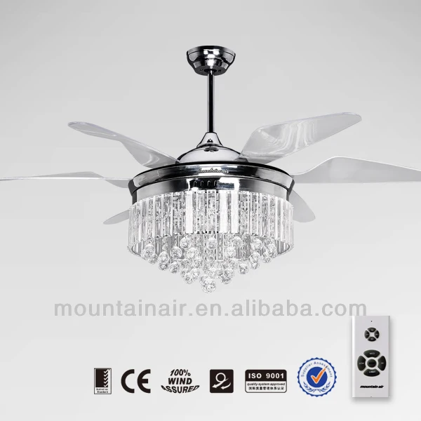 Mountainair Crystal Lamp Decorative Ceiling Fan With High Quality