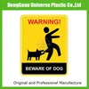 Danger Beware Of Dog Footprints Bite Save Safe Keep Outside Banner Sign