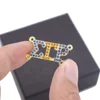 Blue Yellow Crystal Greek Letter Sigma Gamma Rho Charms SGRHO Label Sorority Fraternity Pendants College Association Jewelry