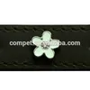 Zinc Alloy Metal Jewelry Enamel Colored Flower Shape Rhinestone Rivet for Pet Collars Accessories