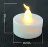 Battery operate flameless led electronic candle light plastic mini Led candle/led tea light