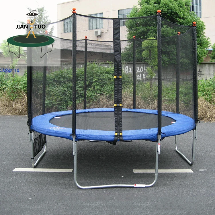 Source JianTuo Sport 1.8M 1.83M 2.44M 3M 3.05M 3.66M 4M 4.27M 4.57M 4.87M 5M Jumping Outdoor Round Big Trampoline With Net on m.alibaba.com