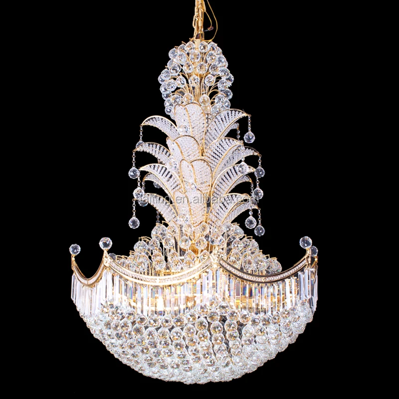 Incandescent Luminaire Pendant Lamp,Large Crystal Chandelier For Hotel