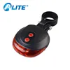 Promotional 7 Modes Rechargeable Rear Bike Light Laser Function Bicycle Light