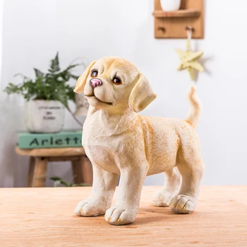 resin dog statues life size