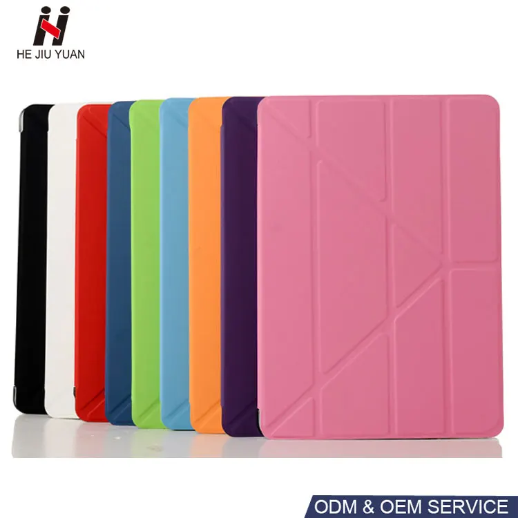 Three Folding Transformers Style Flip Leather Smart Case Tablet Cover For iPad Pro  9.7 10.1 inch